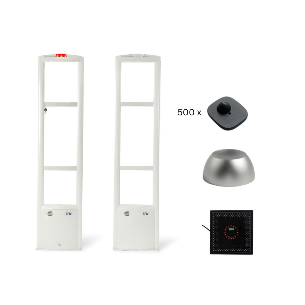 Komplettes Sicherheitssystem für Geschäfte – RF 82MHz Alarm, Magnet, Detacher, Deaktivator und Tags inklusive