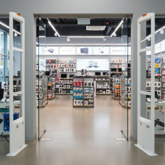 Komplettes Sicherheitssystem für Geschäfte – RF 82MHz Alarm, Magnet, Detacher, Deaktivator und Tags inklusive