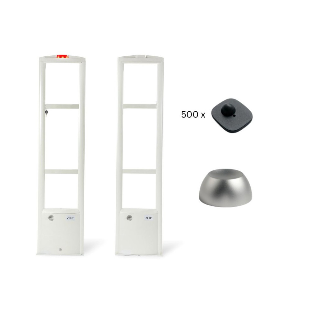 RF 82MHz Komplettes Sicherheitssystem für Geschäfte – Antieinbruch-Tore, Magnet-Detacher & Sicherheits-Tags inklusive