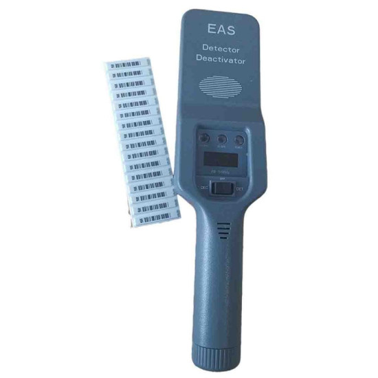 Tragbares 2-in-1 Gerät für AM 58kHz Sicherheitssystem – Detektor & Deaktivator mit akustischem und optischem Alarm