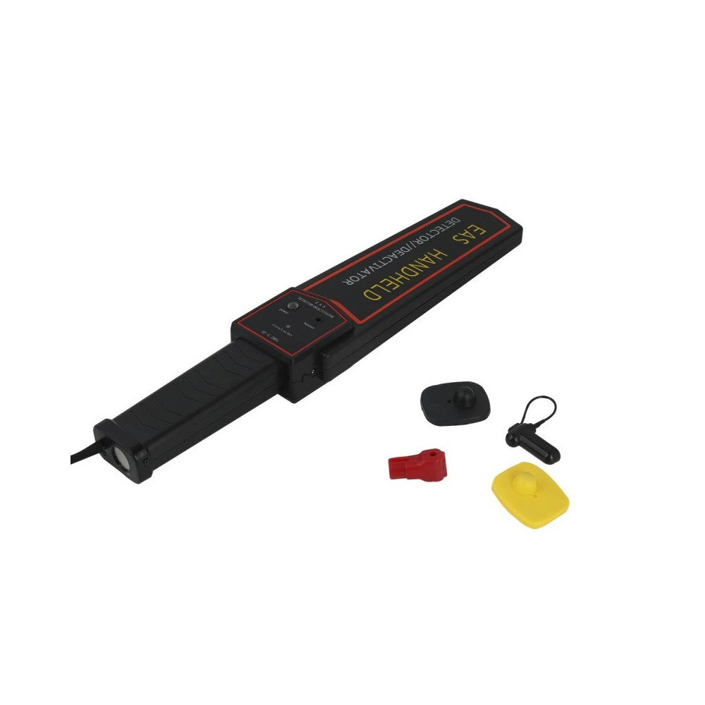 Tragbarer RF82MHz Etiketten-Deaktivator – Mit Testfunktion, akustischer & optischer Alarm, wiederaufladbar
