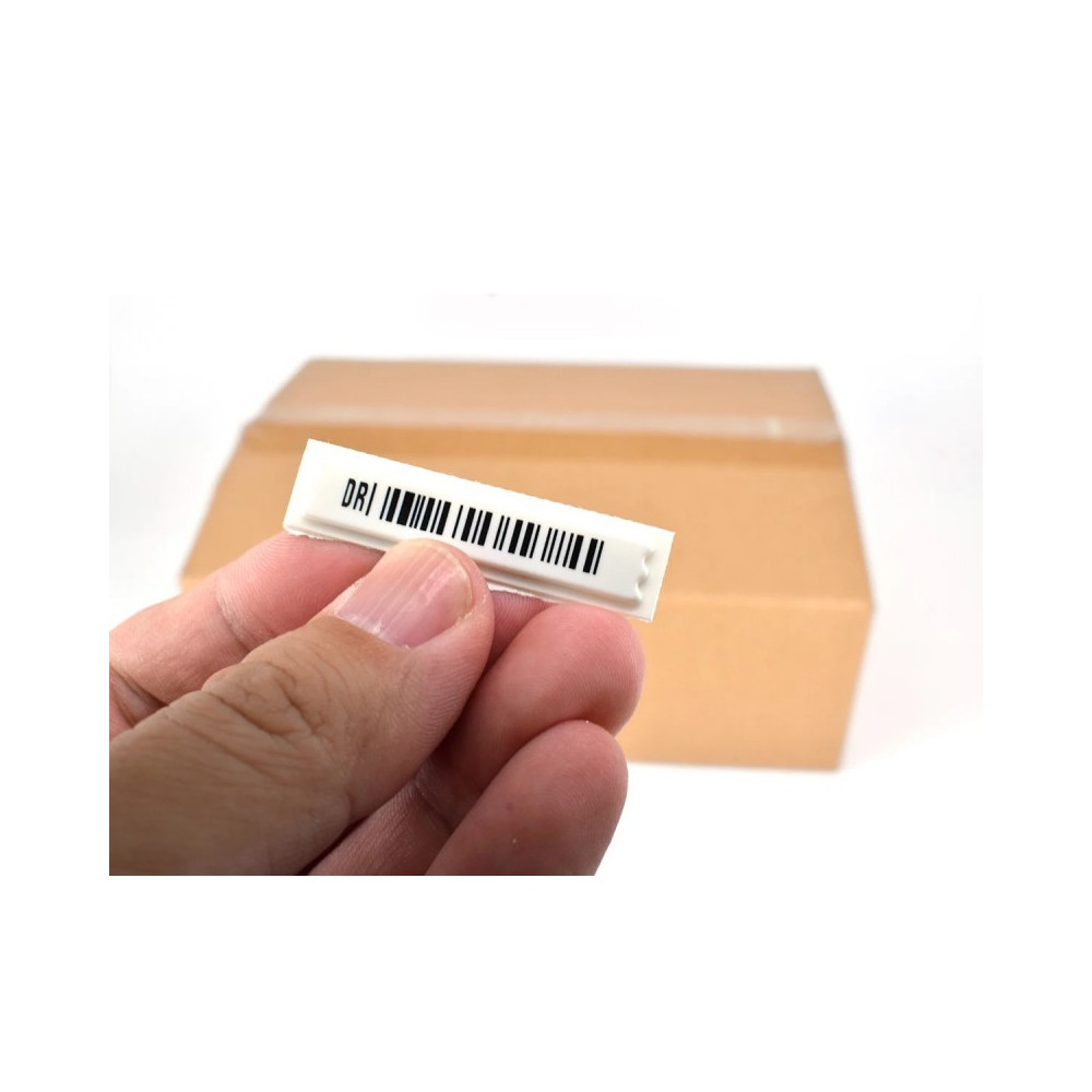 Sicherheits-Etiketten 58kHz für EAS Systeme – 5000 Stück, selbstklebend mit Barcode