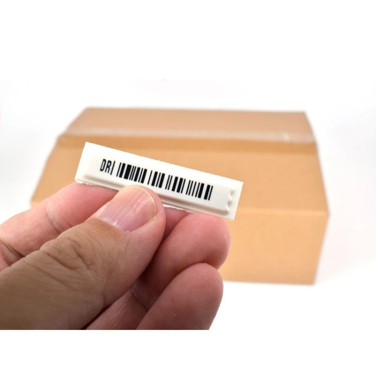 Sicherheits-Etiketten 58kHz für EAS Systeme – 5000 Stück, selbstklebend mit Barcode