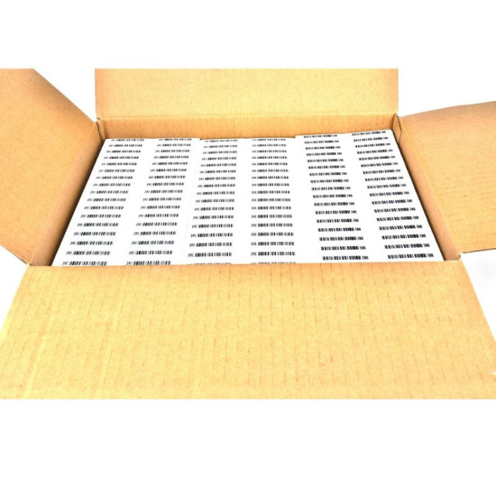 Sicherheits-Etiketten 58kHz für EAS Systeme – 5000 Stück, selbstklebend mit Barcode