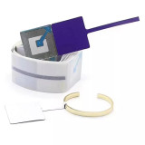 RF82MHz Schmucketiketten – 500 Stück, 4×4cm, selbstklebend, kompatibel mit Checkpoint