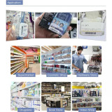 Set mit 1080 selbstklebenden Sicherheitsetiketten – AM 58kHz EAS System, mit Barcode