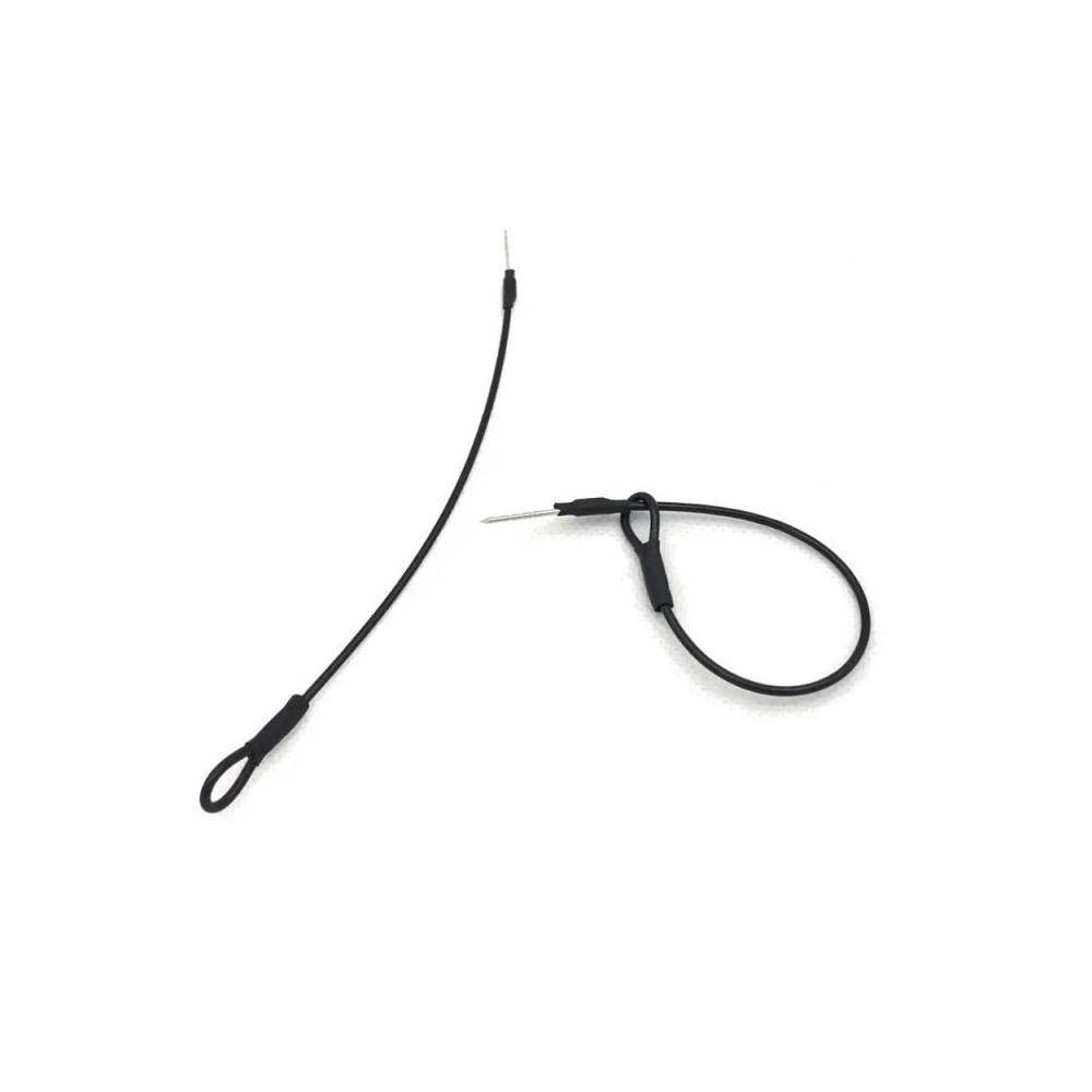 Set mit 100 schwarzen Sicherheitsgurten – 17cm, kompatibel mit Checkpoint EAS-Systemen