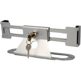 Laptop-Sicherheitsständer mit Schloss – Verstellbar 29,5–45cm, Vollmetall, Diebstahlschutz für Einzelhandel