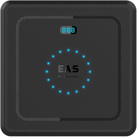 Deaktivator für Sicherheitsetiketten – 58kHz/8,2MHz, mit akustischem & optischem Alarm, ABS-Gehäuse