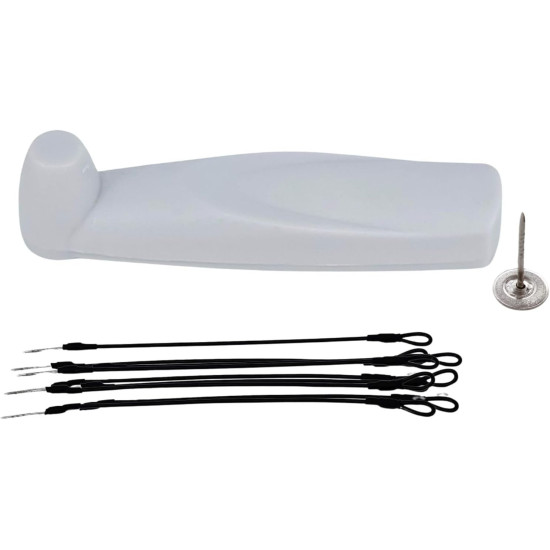 AM 58kHz Kleidungssicherheitsetiketten – 100 Stück mit Nadeln, Anti-Diebstahl-Tags für Einzelhandel