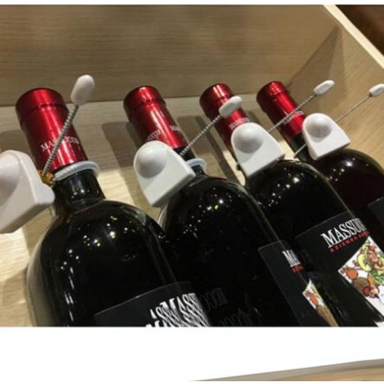 AM 58kHz Flaschensicherungsetiketten – 100 Stück, Anti-Diebstahl-Tags für Weinflaschen