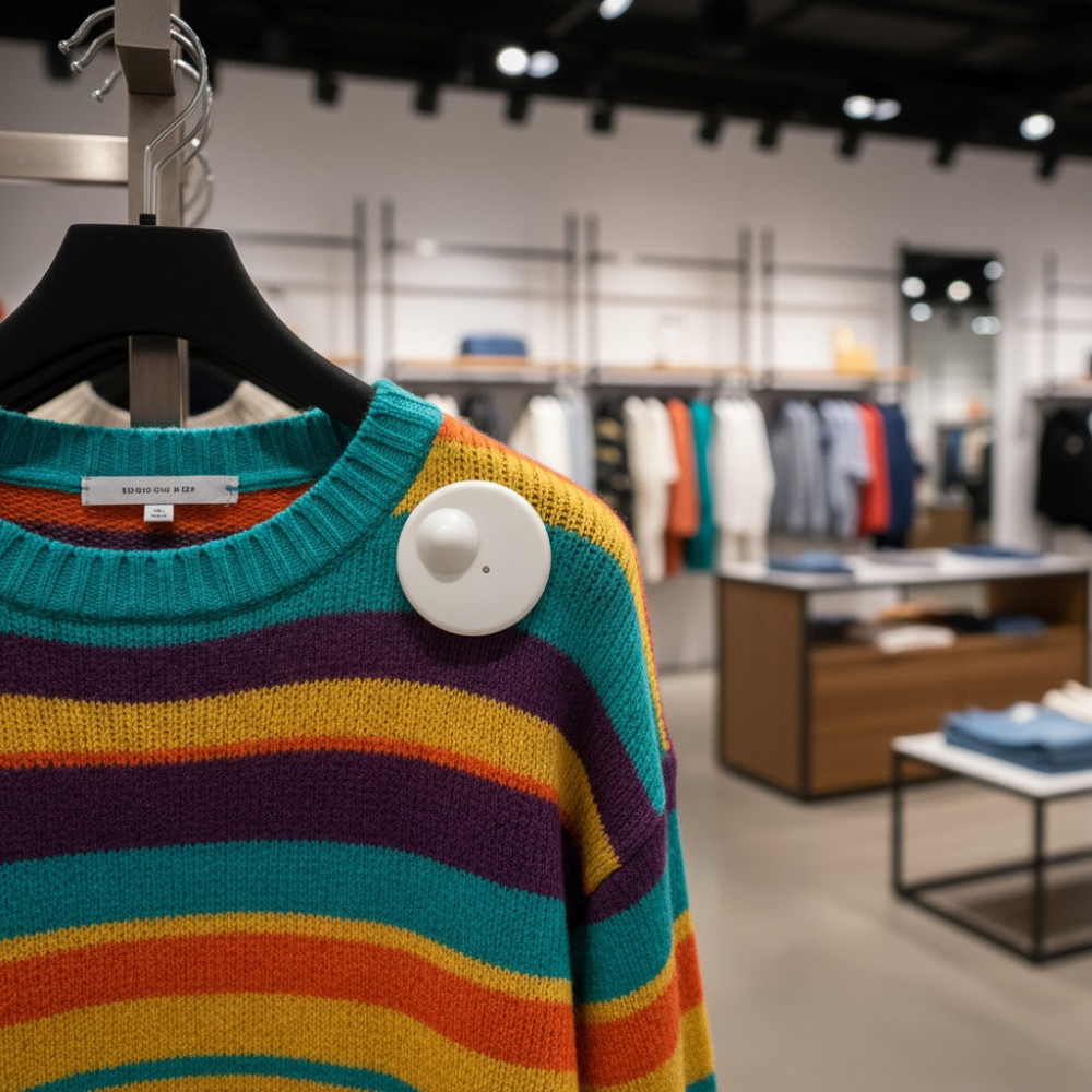 RF 8,2MHz Kleidungssicherheitsetiketten – 100 Stück mit Nadeln, kompatibel mit Checkpoint EAS